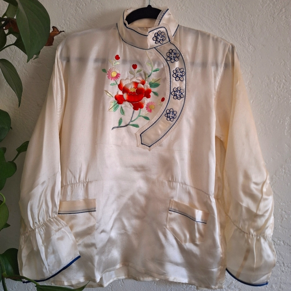 30s/40s Chinese Souvenir Blouse